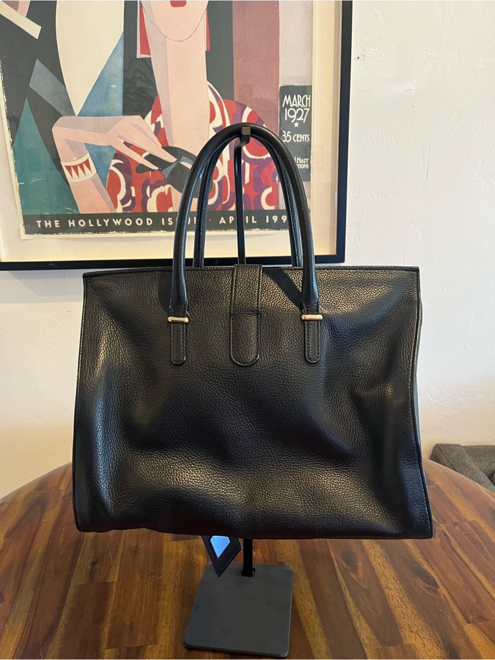 Balenciaga Tube Black Leather Top Handle Bag - Picture 2 of 12